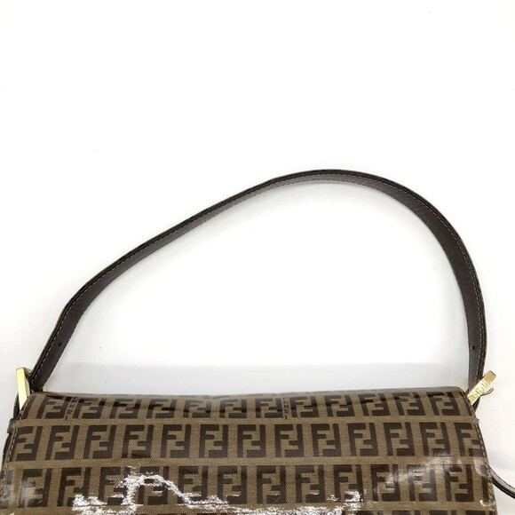 FENDI Brown Leather Shoulder Bag - Picture 6 of 12
